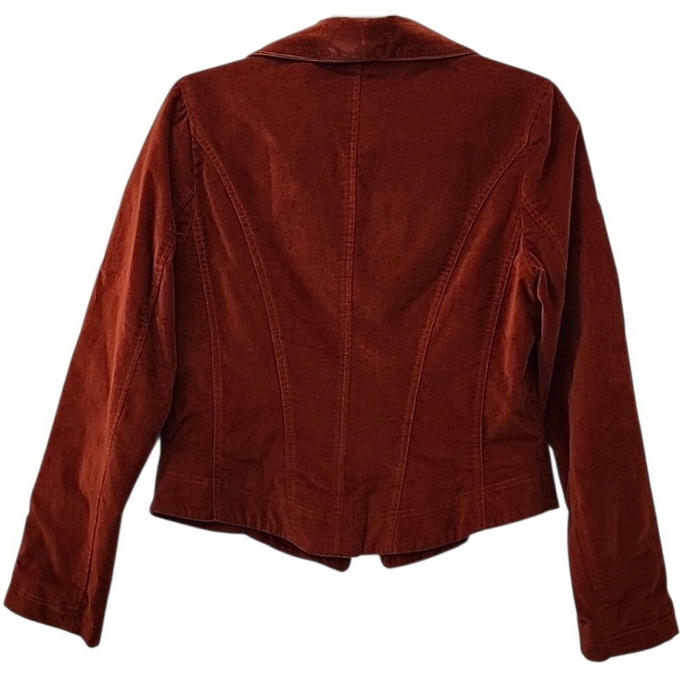 Peruvian Connection Hidalgo Velveteen Jacket Whiskey Size 8 - Picture 4 of 16